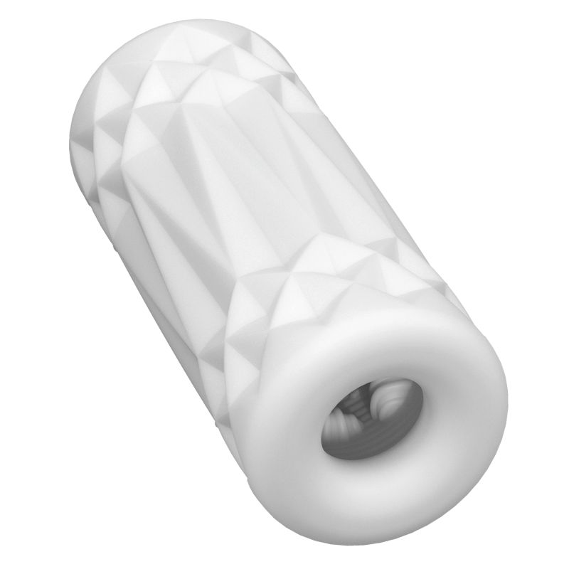 Super Soft Pop-Top Can-Shaped Masturbator (Black / Red)