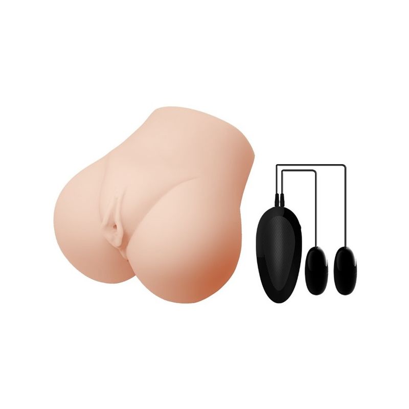 Crazy Bull Vagina and Anal Stimulator With Multi-Speed Vibrator - Pretty Love (Light Skin Tone)