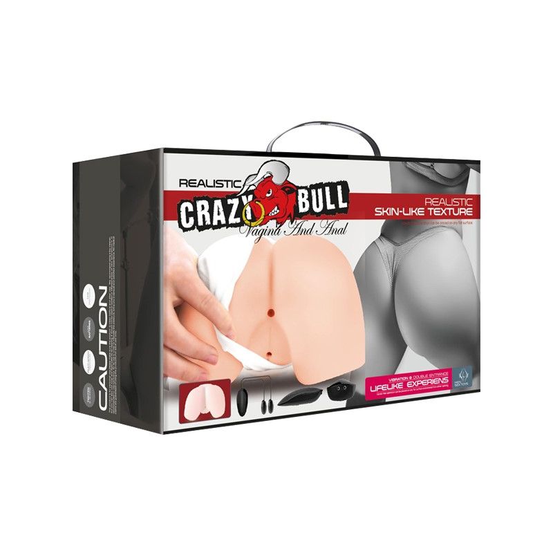 Doggy Vagina And Anal Stimulator - A (Light Skin Tone)