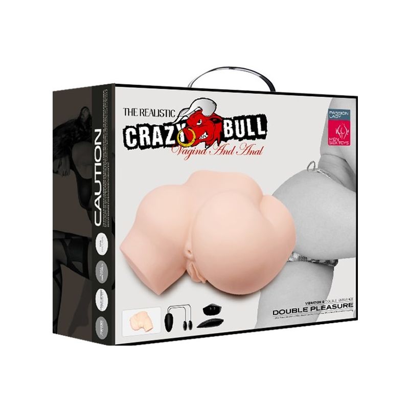 Double Pleasure Vagina And Anal Stimulator (Light Skin Tone)