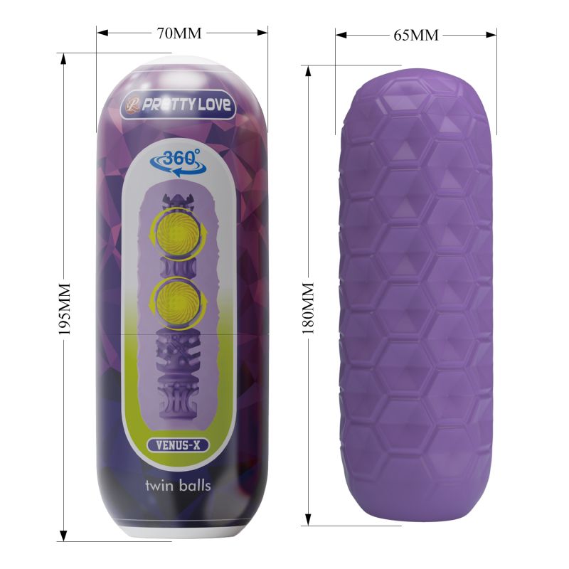 Twin Balls - Venus-X - Pretty Love (Purple)