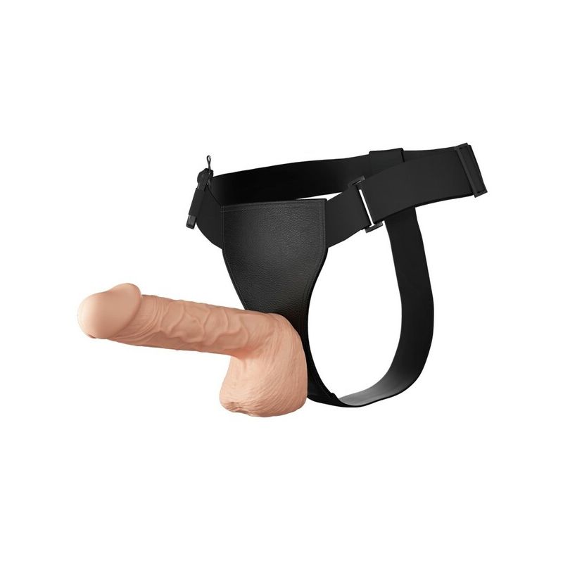 Ultra Passionate Harness with Vibrating Dildo - 10.2
