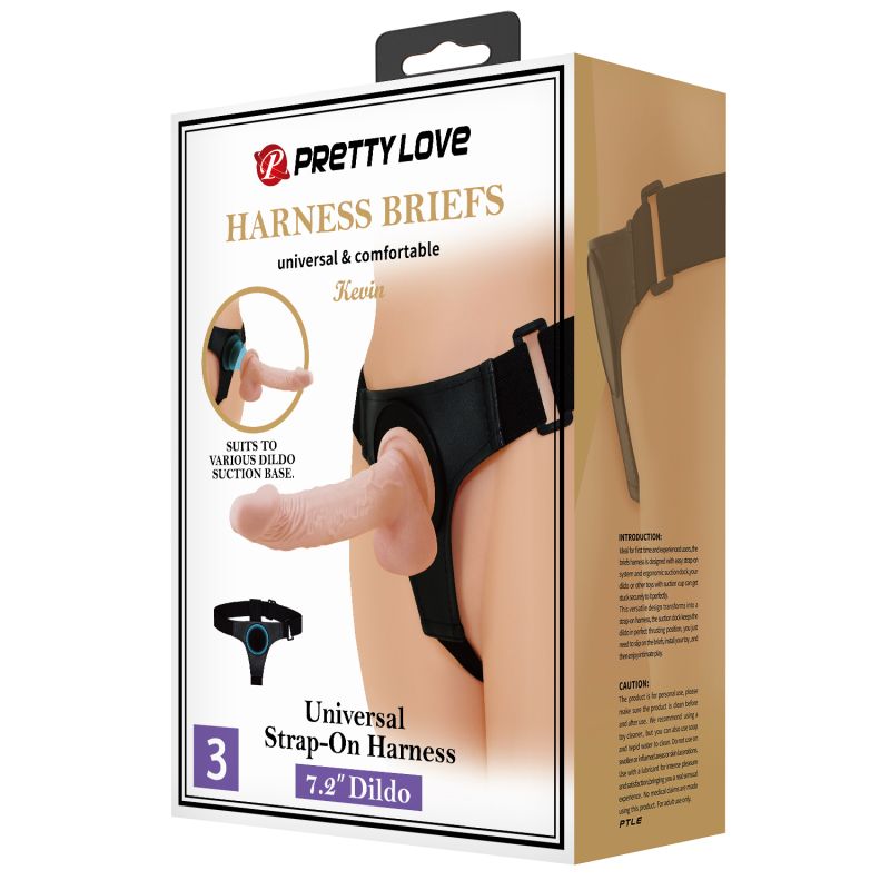 Kevin Universal Strap-On Harness - Harness Briefs - 7.2