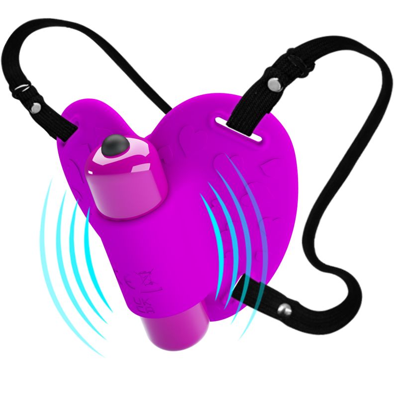 Micro Heart-Beat Strap-On Clitoral Vibrator