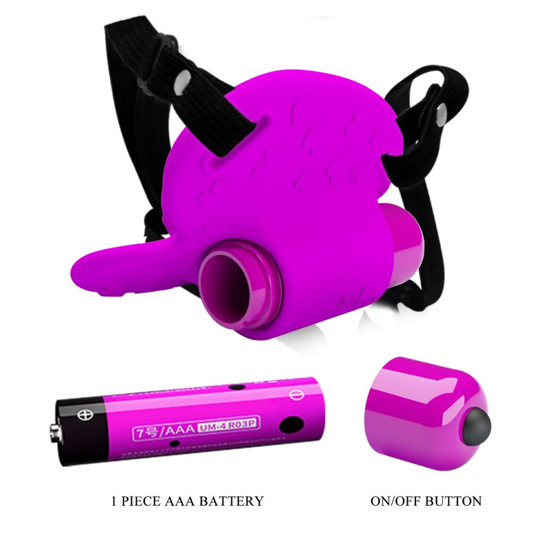 Micro Heart-Beat Strap-On Clitoral Vibrator
