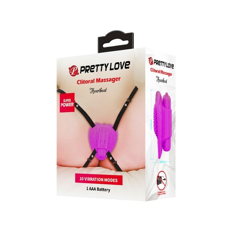 Micro Heart-Beat Strap-On Clitoral Vibrator