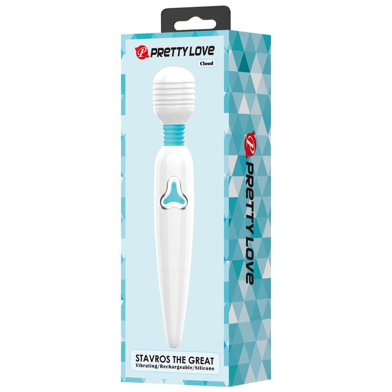 Cloud Rechargeable Wand (White / Blue)