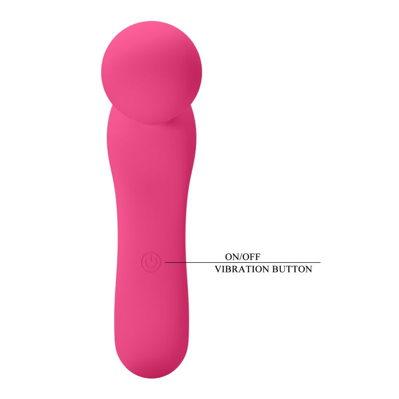Lois Vibrating Wand Massager (Pink)