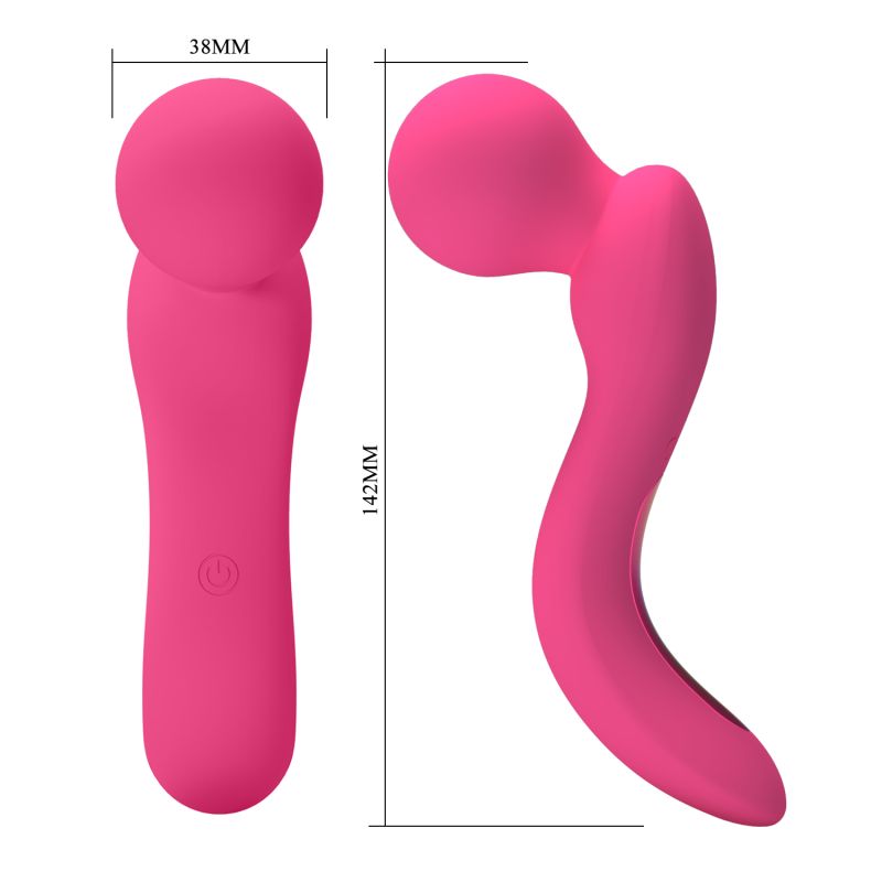 Lois Vibrating Wand Massager (Pink)