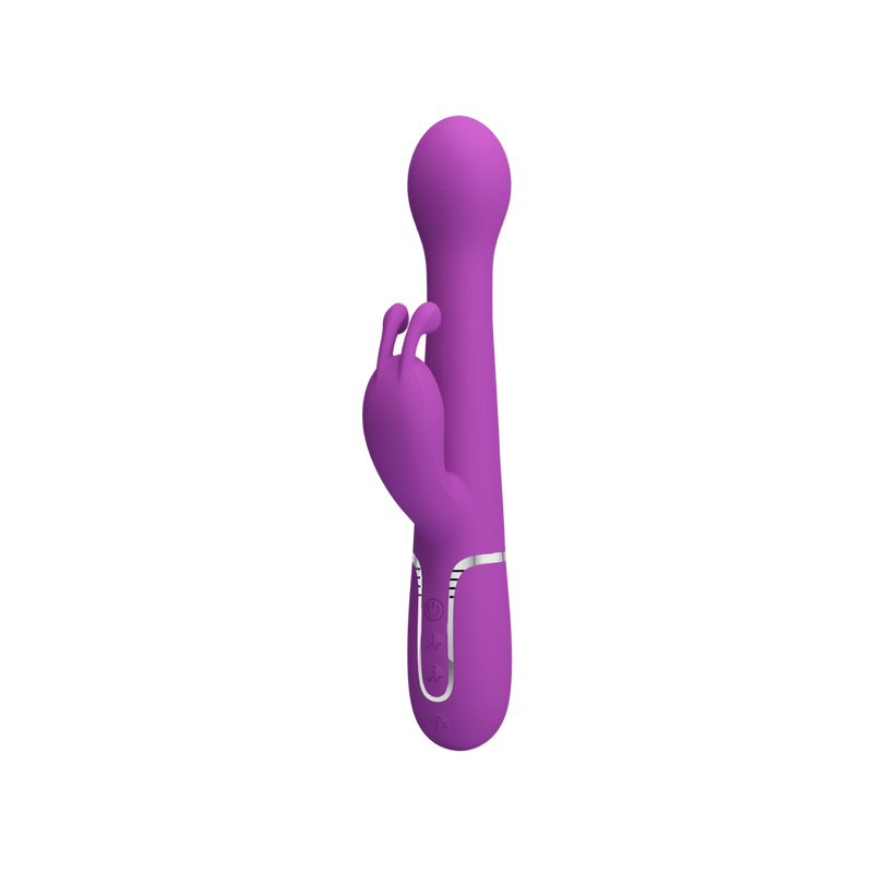 Dejon - 3in1 Multi-function Rabbit Vibrator (Purple)
