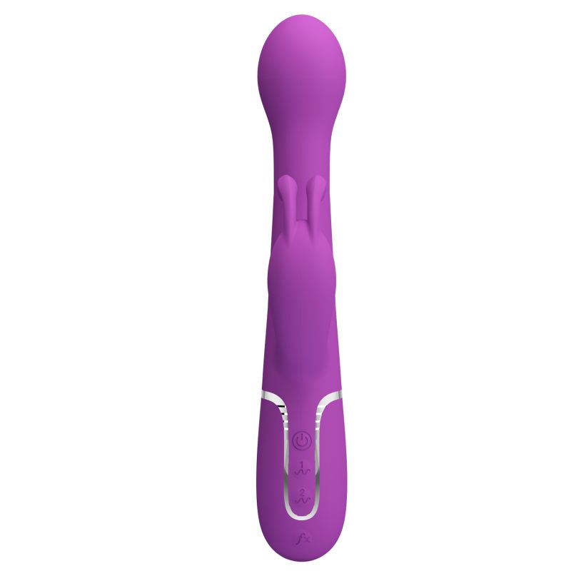 Dejon - 3in1 Multi-function Rabbit Vibrator (Purple)