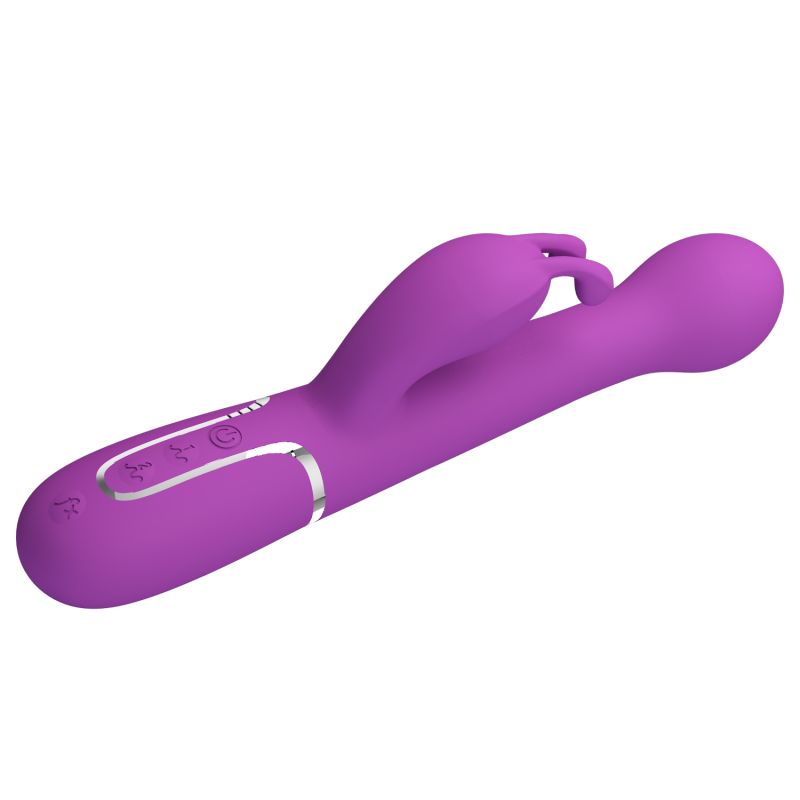 Dejon - 3in1 Multi-function Rabbit Vibrator (Purple)