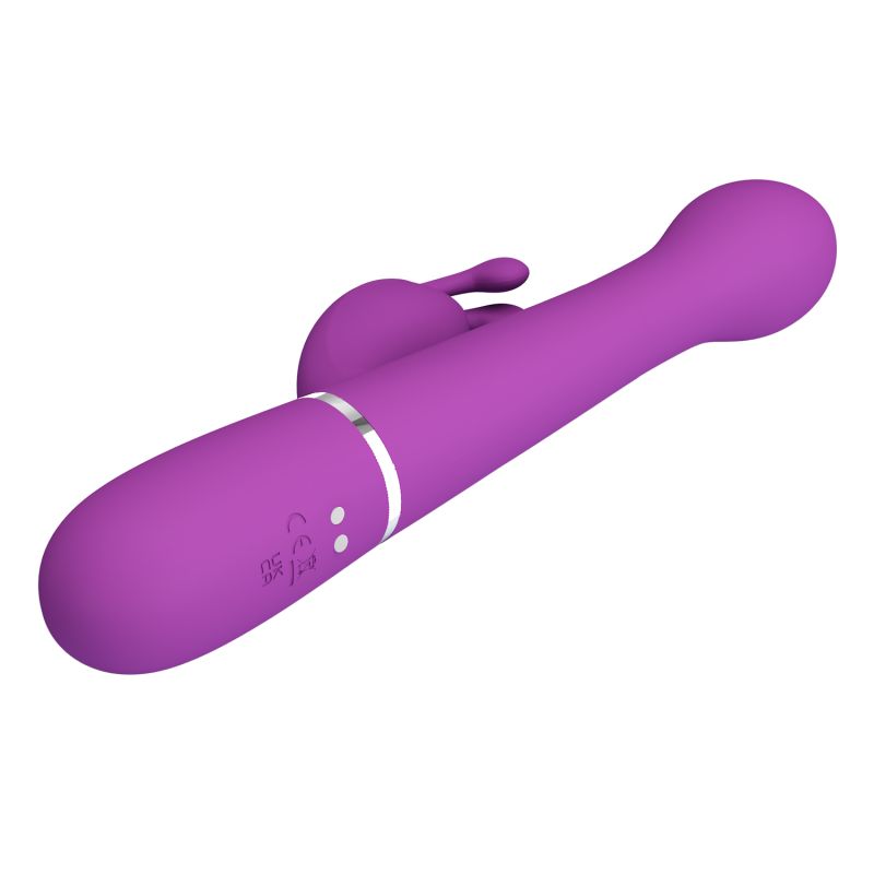 Dejon - 3in1 Multi-function Rabbit Vibrator (Purple)