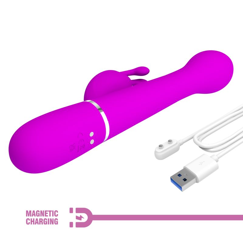 Dejon - 3in1 Multi-function Rabbit Vibrator (Pink)