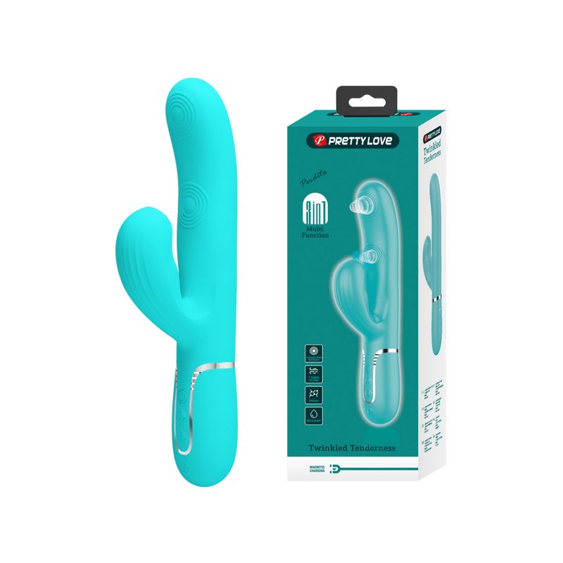 Perdita - 3in1 Multi-function Vibrator (Seafoam)