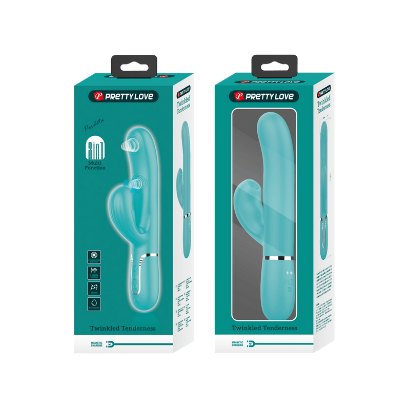 Perdita - 3in1 Multi-function Vibrator (Seafoam)