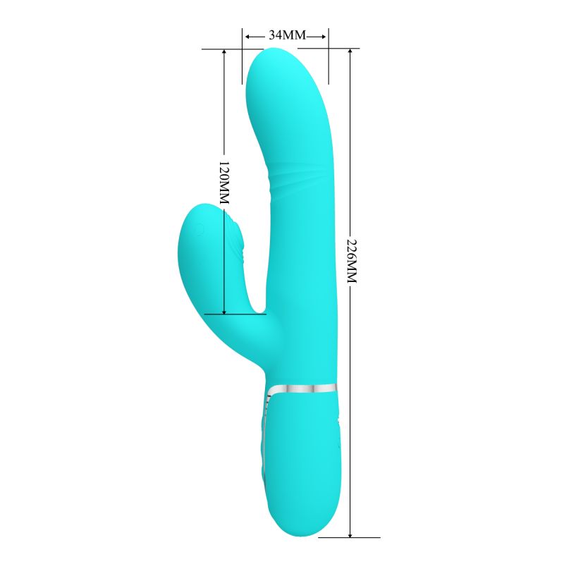 Mariana - 4in1 Multi-function Vibrator (Seafoam)