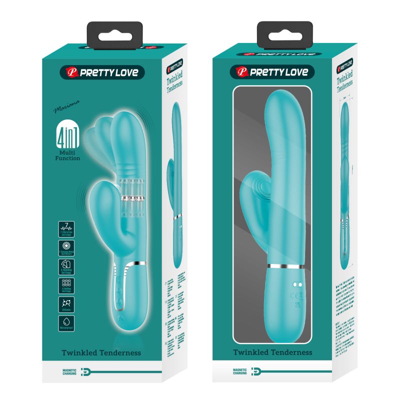 Mariana - 4in1 Multi-function Vibrator (Seafoam)