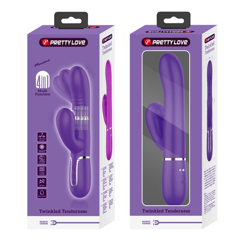 Mariana - 4in1 Multi-function Vibrator (Dark Purple)