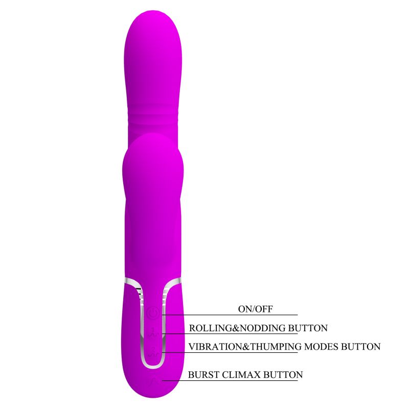Mariana - 4in1 Multi-function Vibrator (Pink)