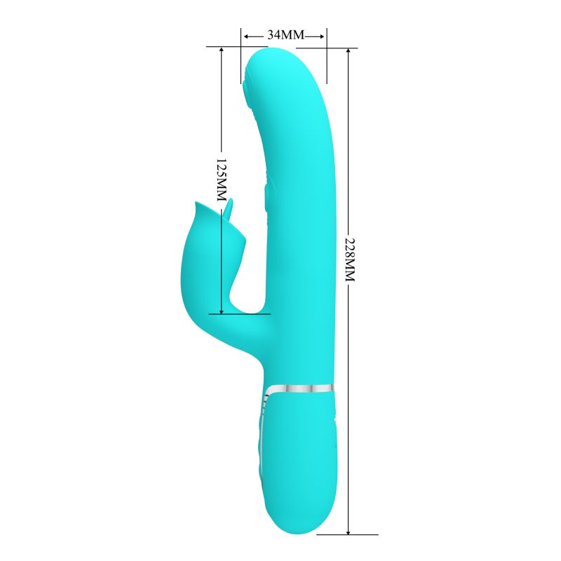 Gigi - 3in1 Multi-function Vibrator (Seafoam)