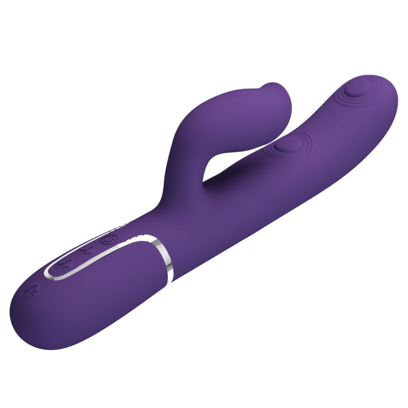 Gigi - 3in1 Multi-function Vibrator (Dark Purple)