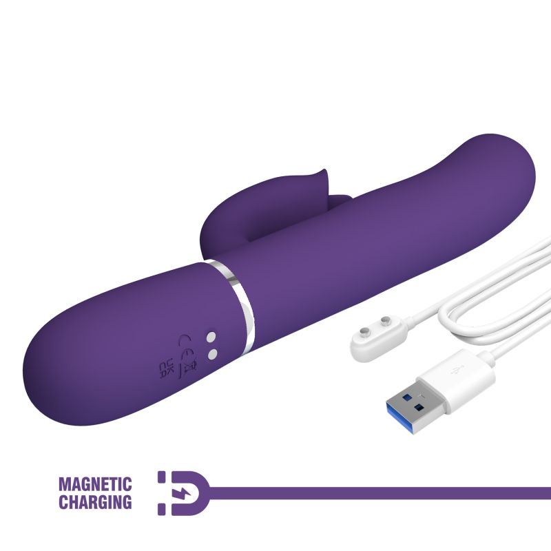 Gigi - 3in1 Multi-function Vibrator (Dark Purple)
