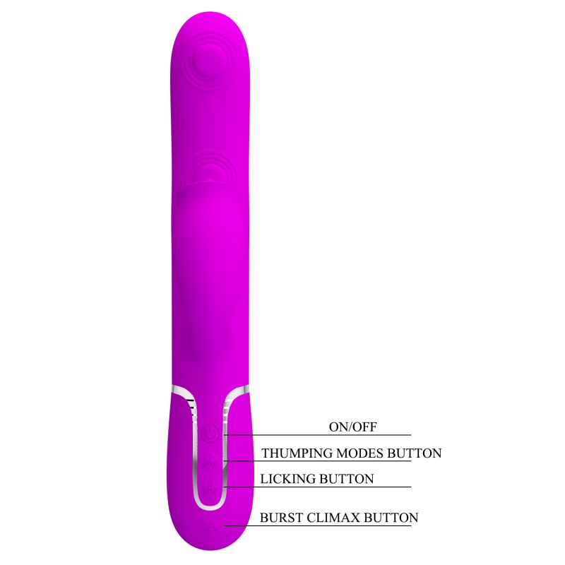 Gigi - 3in1 Multi-function Vibrator (Pink)