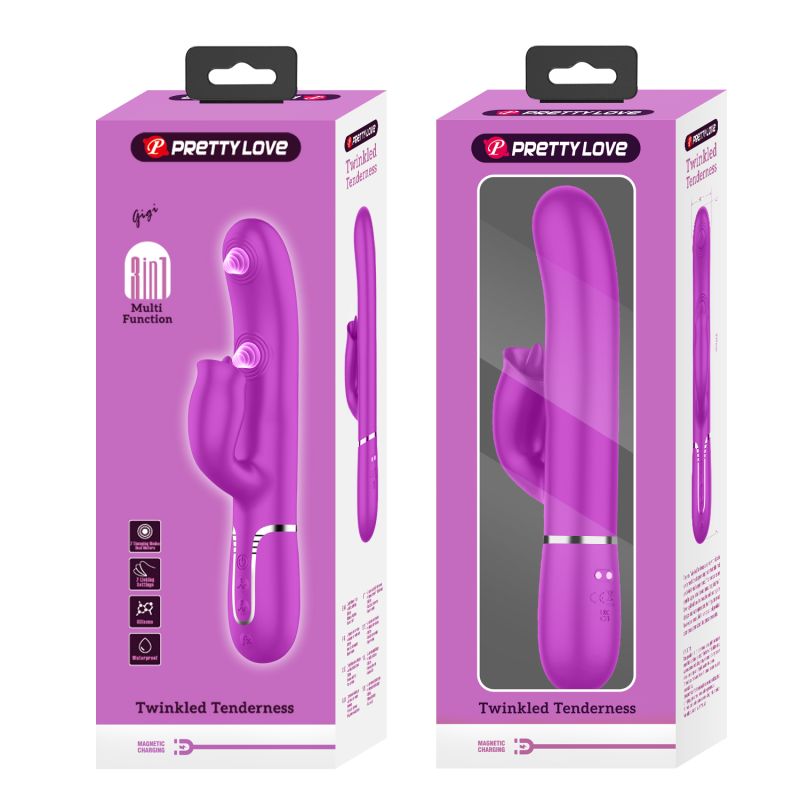 Gigi - 3in1 Multi-function Vibrator (Pink)