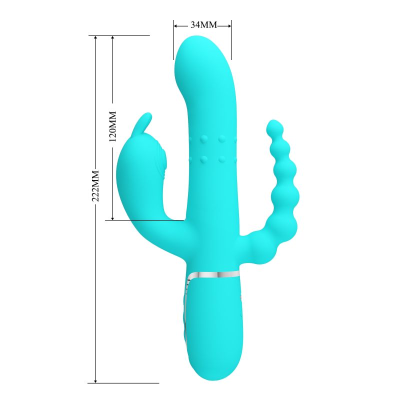 Cammy - 4in1 Multi-function Vibrator (Seafoam)