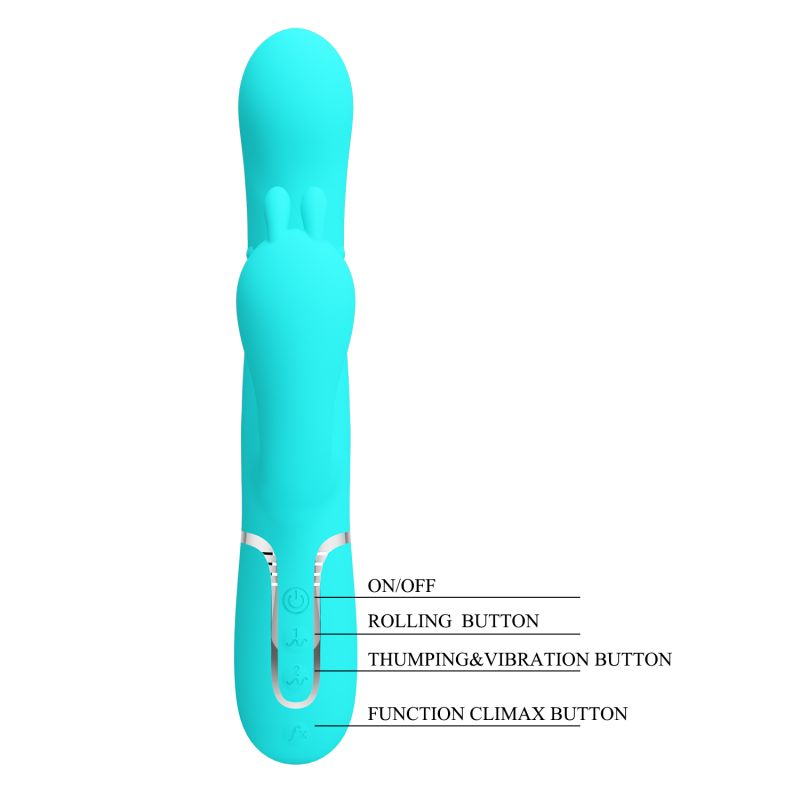 Cammy - 4in1 Multi-function Vibrator (Seafoam)