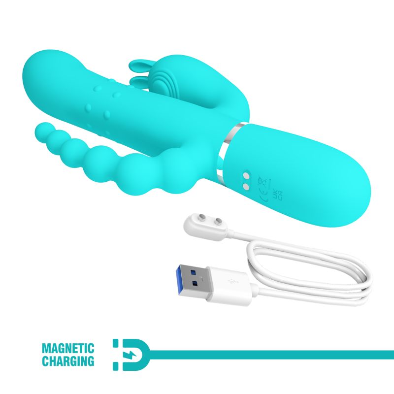 Cammy - 4in1 Multi-function Vibrator (Seafoam)