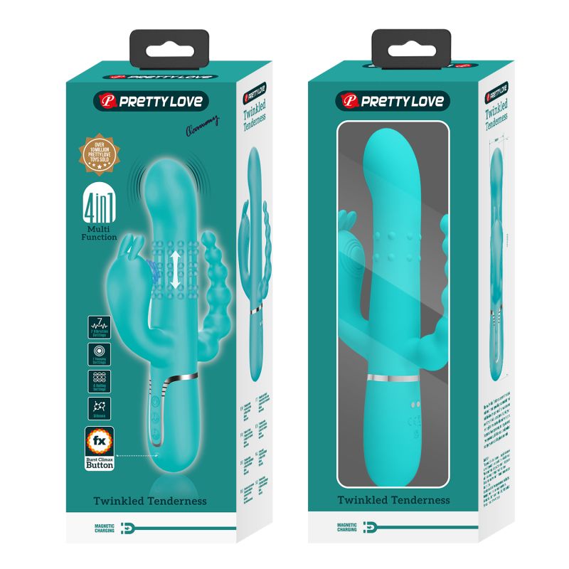 Cammy - 4in1 Multi-function Vibrator (Seafoam)