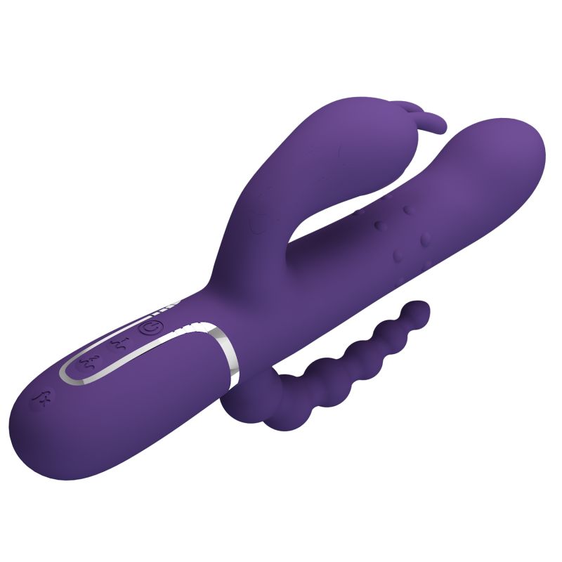 Cammy - 4in1 Multi-function Vibrator (Dark Purple)
