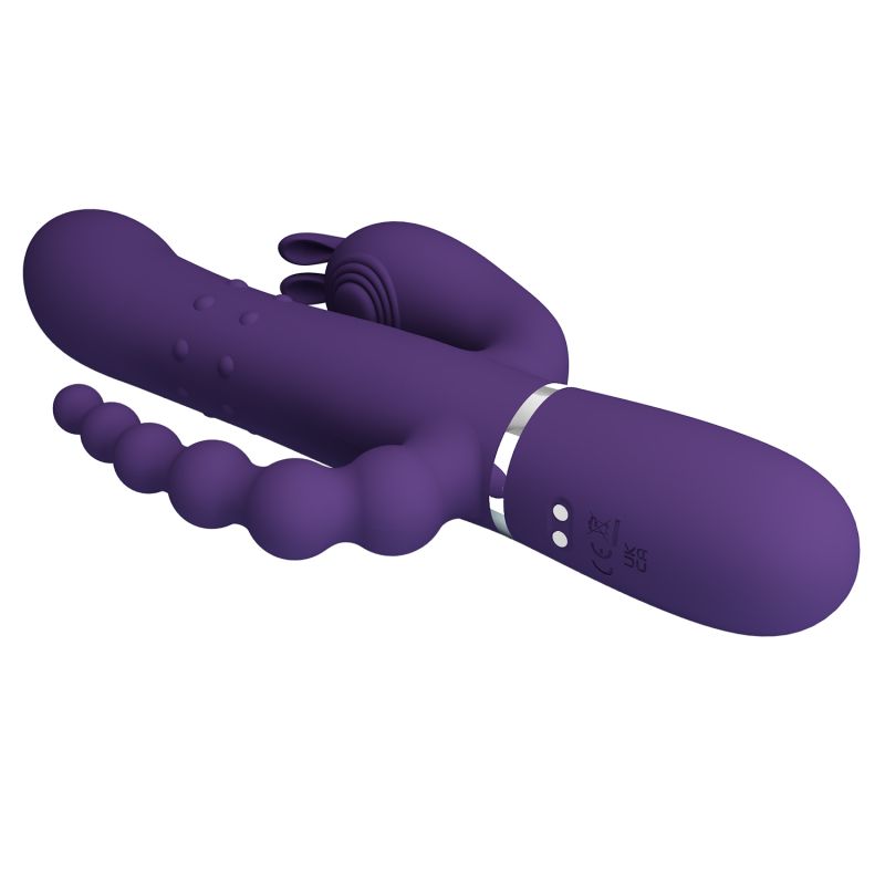Cammy - 4in1 Multi-function Vibrator (Dark Purple)