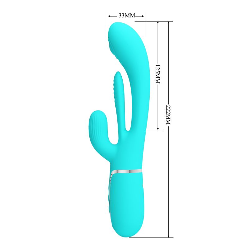 Shania - 3in1 Rabbit Vibrator (Seafoam)