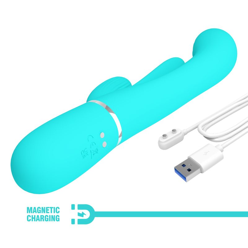 Shania - 3in1 Rabbit Vibrator (Seafoam)