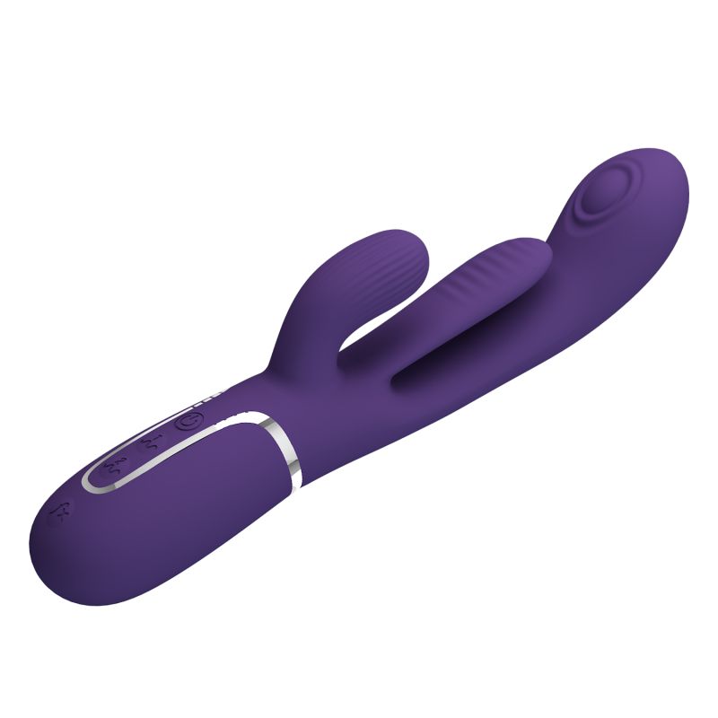 Shania - 3in1 Rabbit Vibrator (Dark Purple)