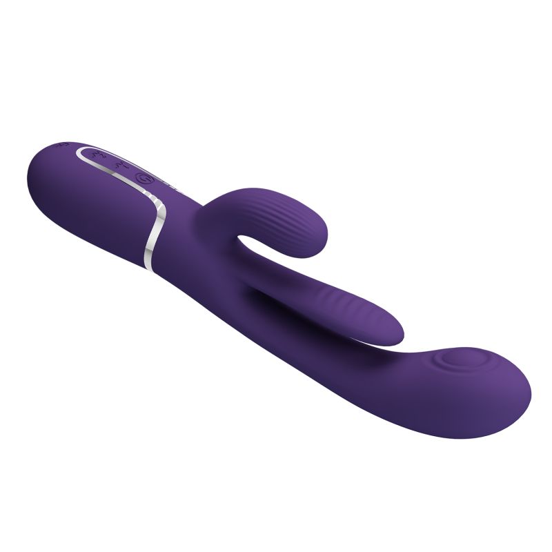 Shania - 3in1 Rabbit Vibrator (Dark Purple)