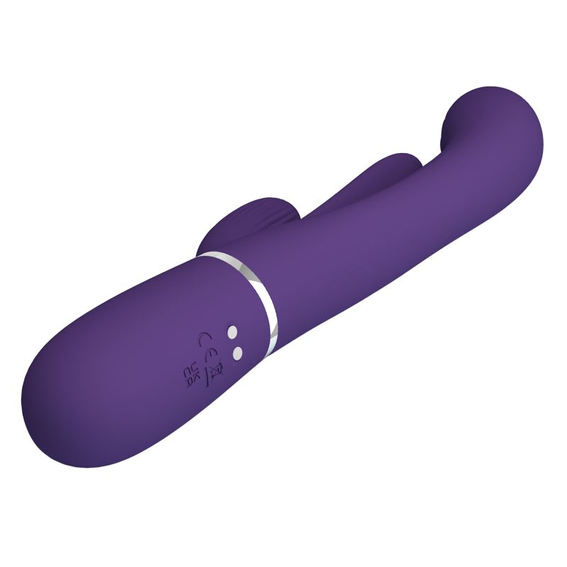 Shania - 3in1 Rabbit Vibrator (Dark Purple)