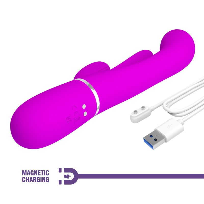 Shania - 3in1 Rabbit Vibrator (Pink)