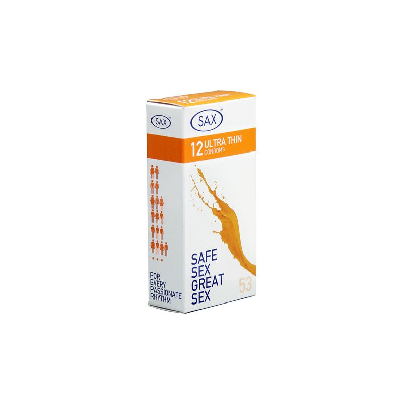 SAX Ultra Thin 12's Condoms