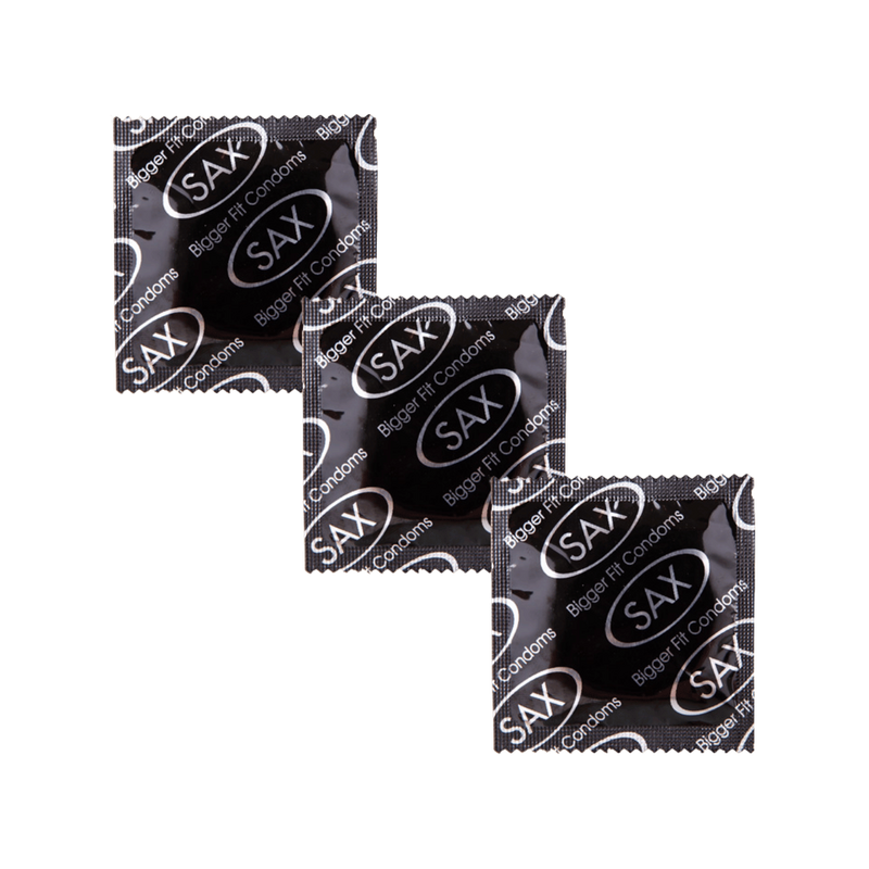 SAX Bigger Fit 144's Condoms