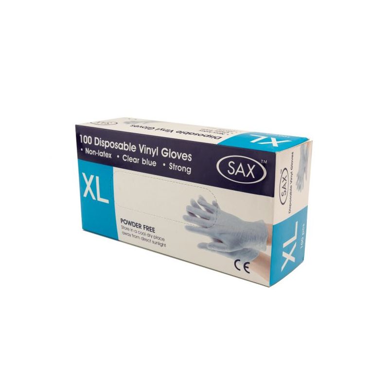 Disposable Vinyl Gloves X 100 - X-Large