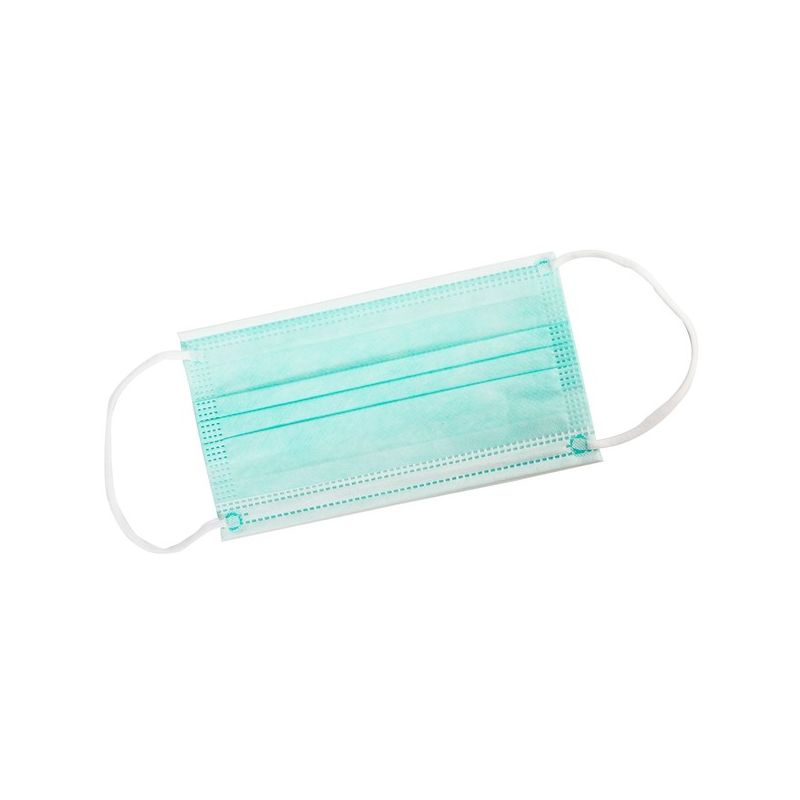Disposable Face Mask - 50 Pack (Green)