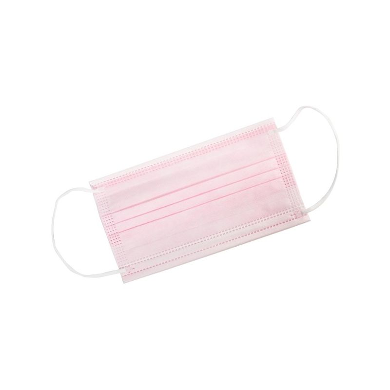 Disposable Face Mask - 50 Pack (Pink)