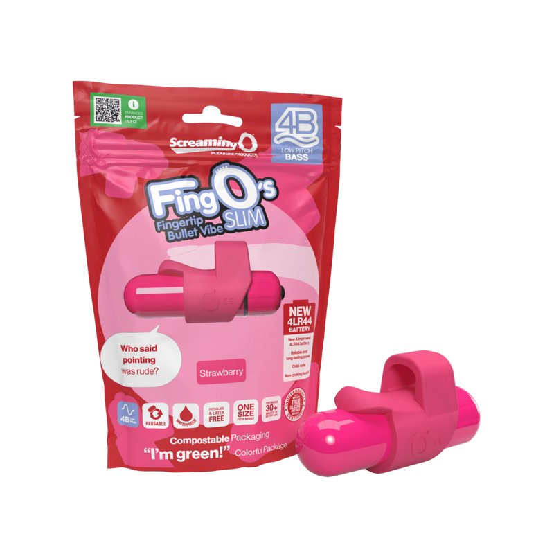 FingO's Slim 4B Low Pitch Bass (Strawberry)