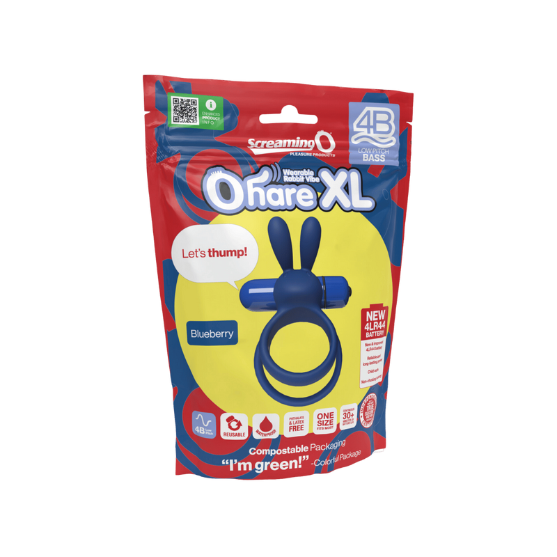 Ohare XL 4B Low Pitch Bass Cock Ring (Blueberry)