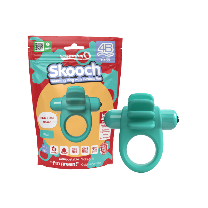 Skooch 4B Low Pitch Bass Penis Ring (Kiwi)