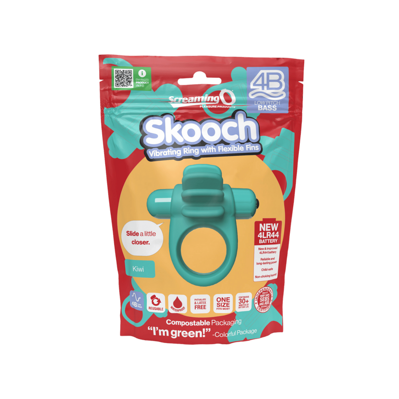 Skooch 4B Low Pitch Bass Penis Ring (Kiwi)